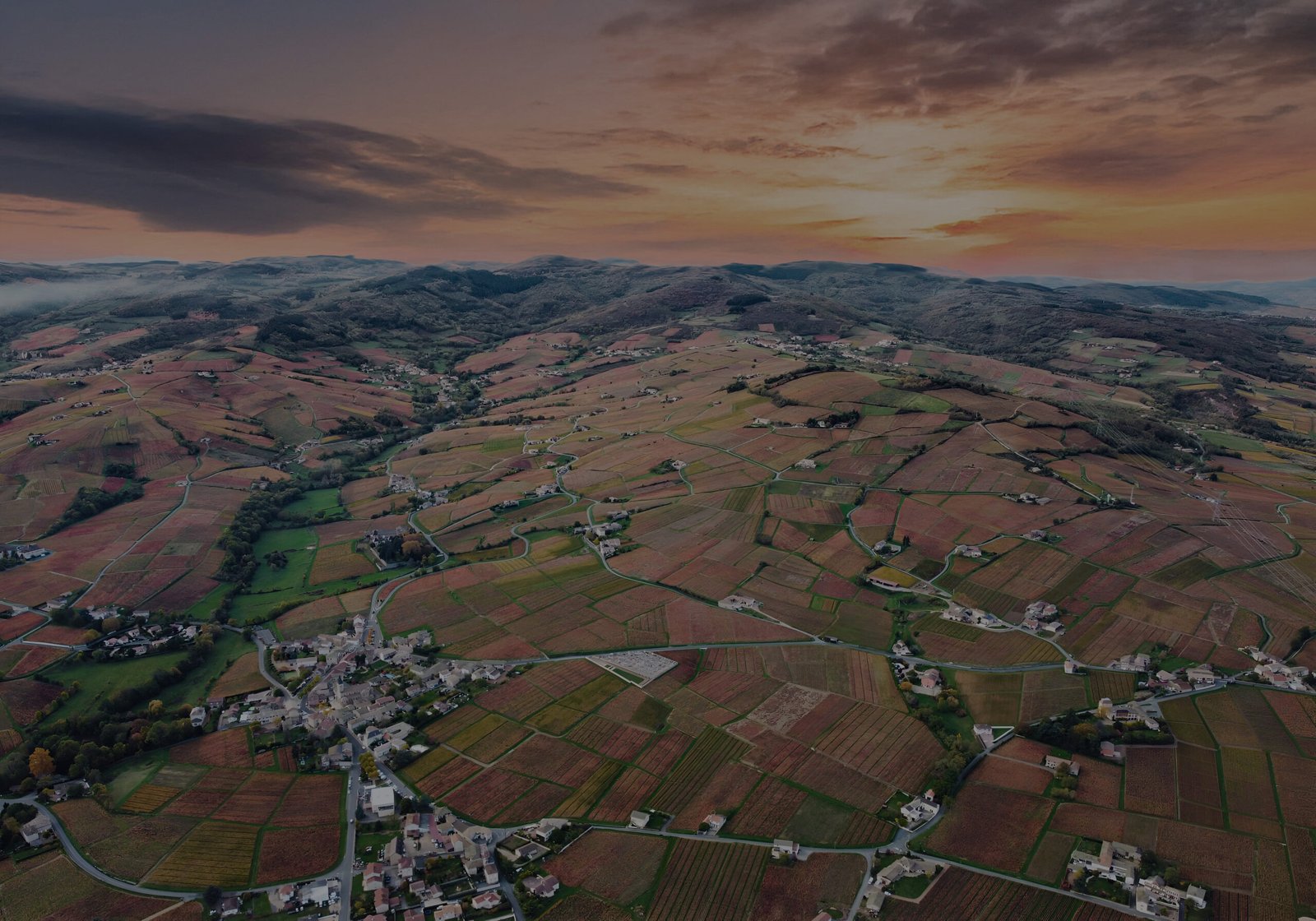 Juliénas Domaine du Maupas vue aerienne