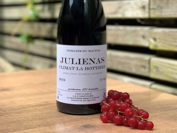 Bouteille de Juliénas Climat la Bottière Domaine du Maupas